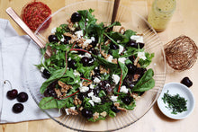 Load image into Gallery viewer, Cherry and Walnut Salad with Lemon Herb Vinaigrette
