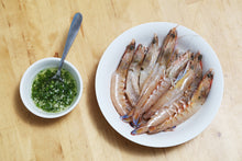 Load image into Gallery viewer, Shark Bay Prawns, Butterflied and Grilled with a Honey Chilli Dressing