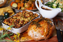 Load image into Gallery viewer, Free Range 2kg Turkey Roll with Homemade Stuffing and Gravy