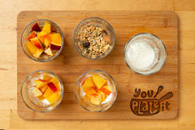 Load image into Gallery viewer, Breakfast Yoghurt Parfait with Peach &amp; Nectarine