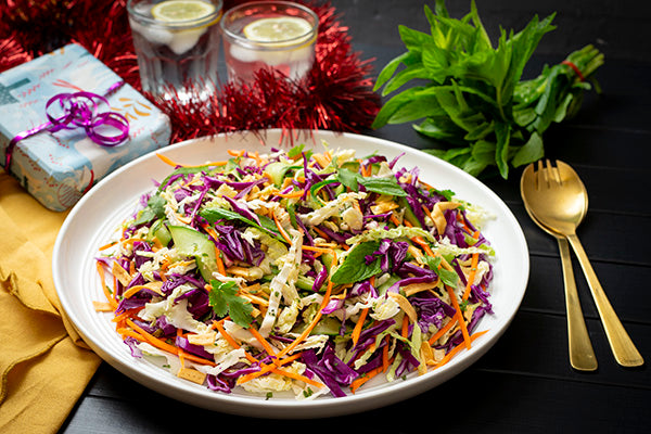 Colourful WA Slaw with Coriander, Mint, Lime & Crispy Noodles