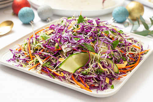 Colourful WA Slaw with Coriander, Mint, Lime & Crispy Noodles