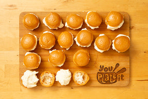 Quick Profiteroles with Chocolate Sauce